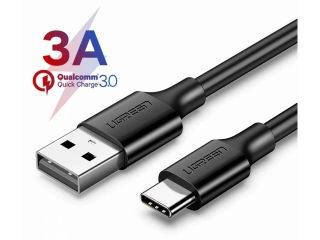 UGREEN Extra Kurzes USB-C Lade Kabel 3A QC3.0 - 25cm schwarz