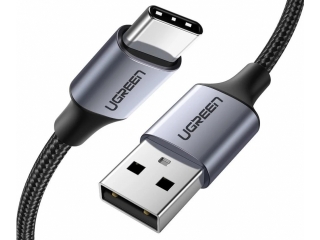 UGREEN USB-C Ladekabel QC3.0 Fast Charging 1.5 Meter Nylon schwarz