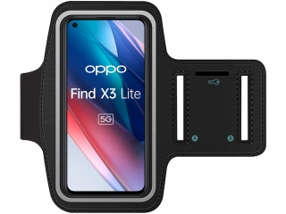 Oppo Find X3 Lite Fitness Jogging Sport Armband mit Schlüsselfach