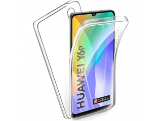 Huawei Y6p Touch Case 360 Grad Rundumschutz transparent