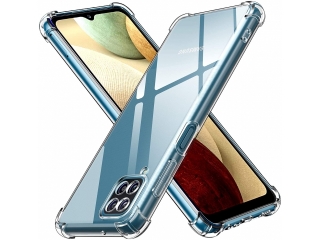 Samsung Galaxy A12 Hülle Crystal Clear Case Bumper transparent
