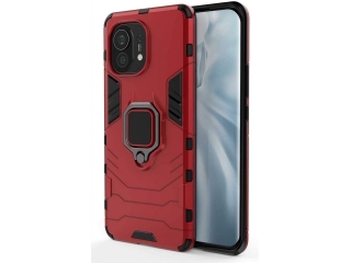 Xiaomi Mi 11 RingCase Anti-Shock Hülle rot