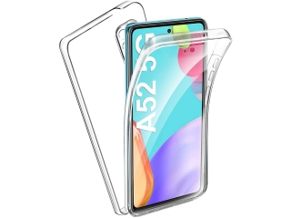 360 Grad Samsung Galaxy A52 Touch Case Transparent TPU Rundumschutz