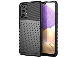 Samsung Galaxy A32 4G SpaceCase Stripes Impact-Resistant Hülle schwarz