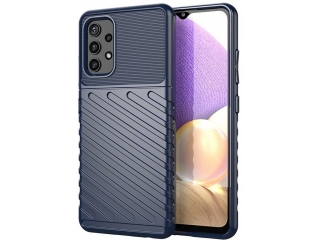 Samsung Galaxy A32 4G SpaceCase Stripes Impact-Resistant Hülle blau