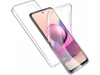 Xiaomi Redmi Note 10 Pro Touch Case 360 Grad Rundumschutz transparent