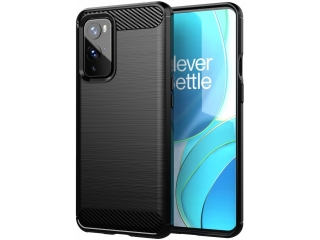 OnePlus 9 Carbon Gummi Hülle TPU Case schwarz