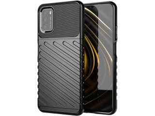 Xiaomi Poco M3 SpaceCase Stripes Impact-Resistant Hülle schwarz