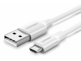 UGREEN Stabiles Micro USB Lade Kabel und USB Datenkabel 1 Meter weiss