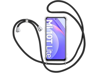 Xiaomi Mi 10T Lite Handykette Necklace Hülle Gummi transparent