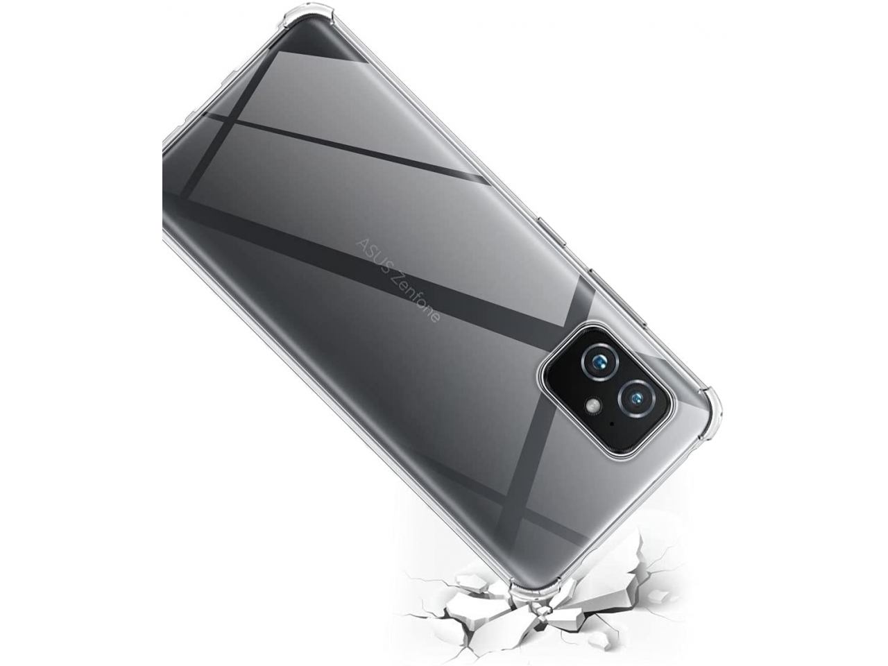 Asus Zenfone 8 Hülle Crystal Clear Case Bumper transparent online bestellen