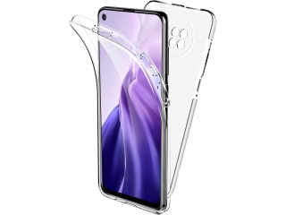 Xiaomi Redmi Note 9T Touch Case 360 Grad Rundumschutz transparent