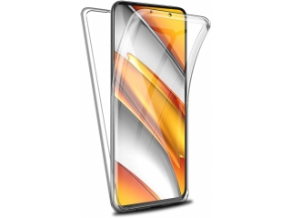 Xiaomi Poco F3 Touch Case 360 Grad Rundumschutz transparent