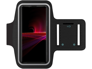 Sony Xperia 1 III Fitness Jogging Sport Armband mit Schlüsselfach