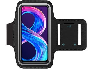 Realme 8 Pro Fitness Jogging Sport Armband mit Schlüsselfach