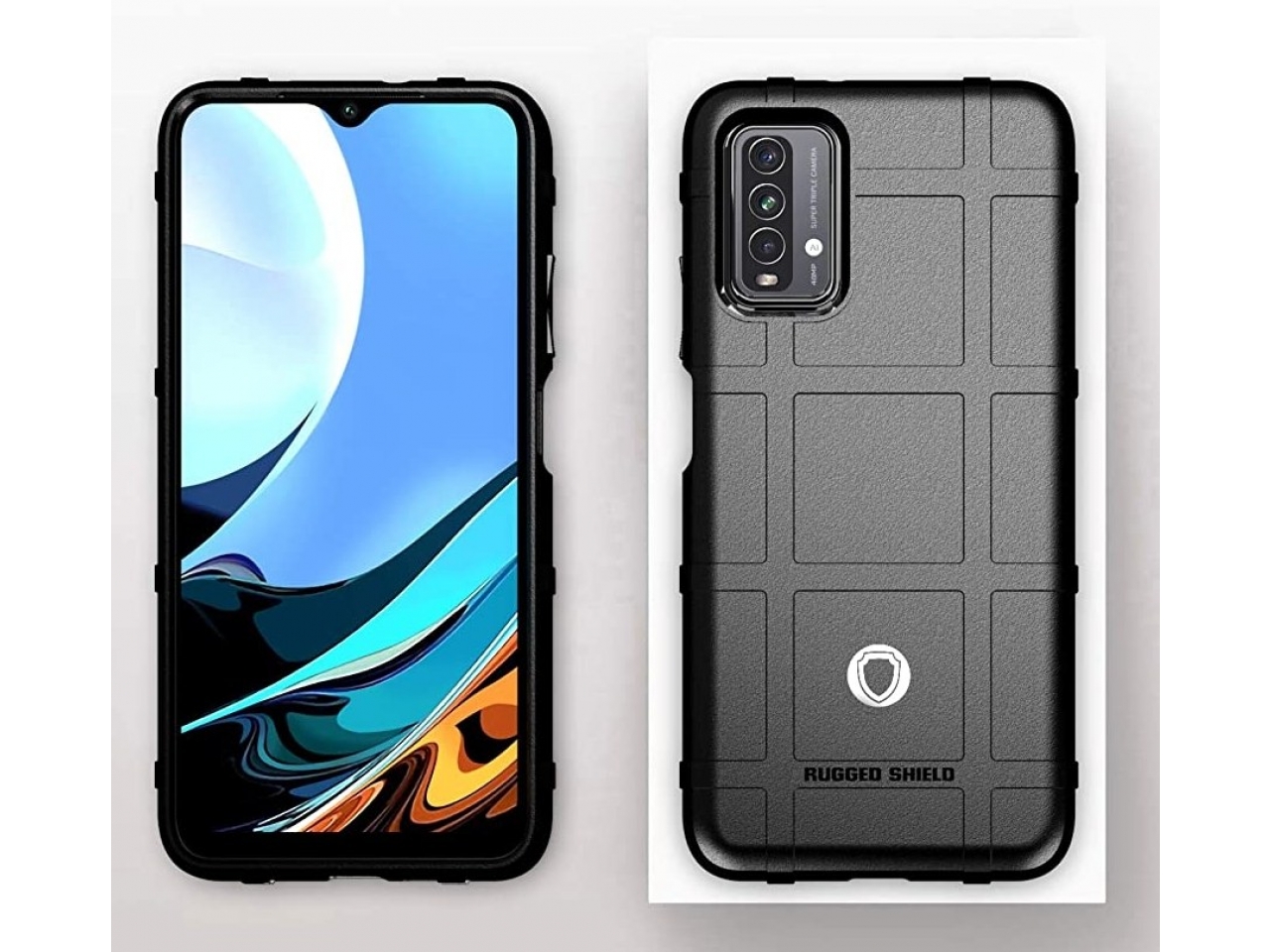 Xiaomi Redmi 9T Rugged Shield Case Hülle Anti-Shock Cover schwarz ...