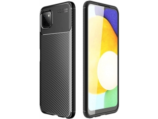 Samsung Galaxy A22 5G Carbon Design Hülle TPU Case flexibel schwarz