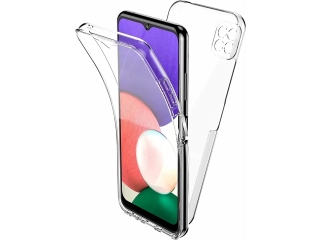 Samsung Galaxy A22 5G Touch Case 360 Grad Rundumschutz transparent
