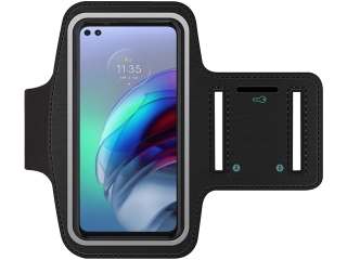 Motorola Moto G100 Fitness Jogging Sport Armband mit Schlüsselfach