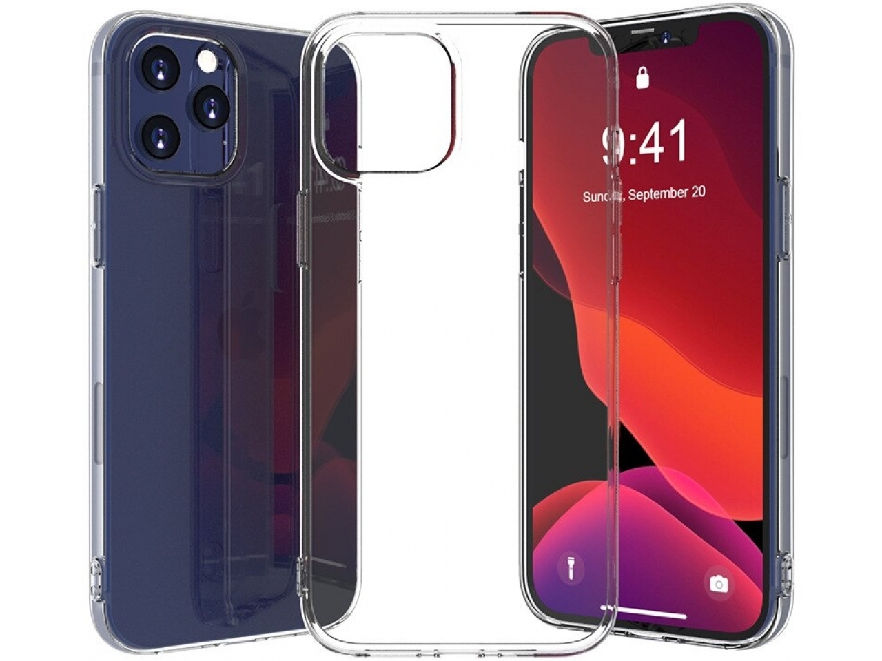 Apple iPhone 13 Pro Max Gummi Hülle flexibel transparent clear case