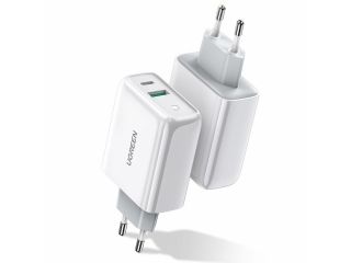 UGREEN Dual USB-C Power Delivery PD Ladegerät 36W 5-20V weiss online  bestellen