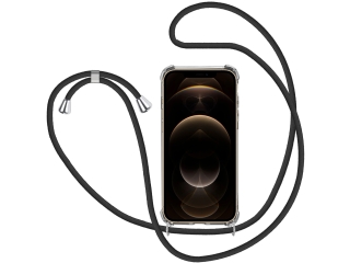 Apple iPhone 12 Pro Max Handykette Necklace Hülle Gummi transparent