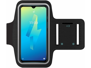 Wiko Power U10 Fitness Jogging Sport Armband mit Schlüsselfach