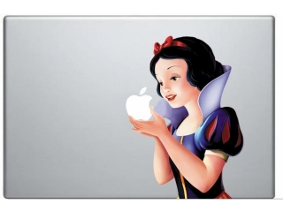 MacBook Decal Vinyl Skin Artwork Bullet Snow White