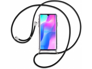 Xiaomi Mi Note 10 Lite Handykette Necklace Hülle Gummi transparent