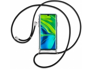 Xiaomi Mi Note 10 Handykette Necklace Hülle Gummi transparent