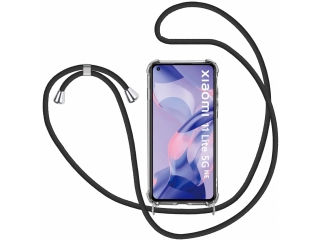 Xiaomi 11 Lite 5G NE Handykette Necklace Hülle Gummi transparent