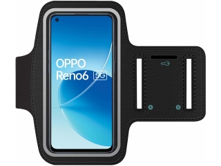 Oppo Reno6 5G Fitness Jogging Sport Armband mit Schlüsselfach