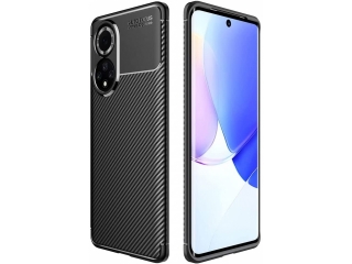 Huawei Nova 9 Carbon Design Hülle TPU Case flexibel schwarz