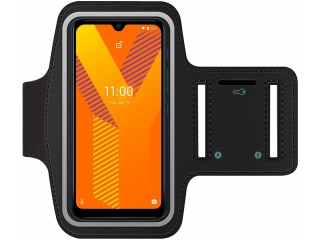 Wiko Y62 Plus Fitness Jogging Sport Armband mit Schlüsselfach