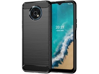 Nokia G50 Carbon Gummi Hülle TPU Case schwarz