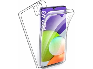 Samsung Galaxy A22 4G Touch Case 360 Grad Rundumschutz transparent