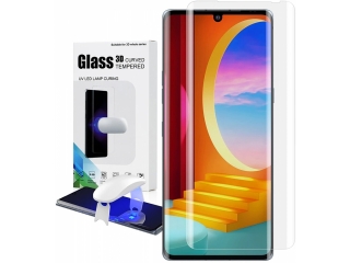 LG Wing Nano Optics Curved Glas Liquid UV Anti Blue Light Panzerglas