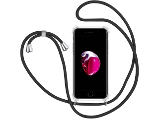 Apple iPhone 7 Handykette Necklace Hülle Gummi transparent