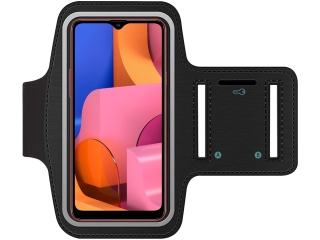 Samsung Galaxy A20s Fitness Jogging Sport Armband mit Schlüsselfach