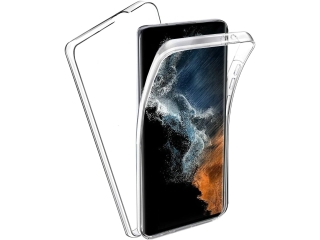 Samsung Galaxy S22 Ultra Touch Case 360 Grad Rundumschutz transparent