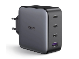 UGREEN 4-Fach USB-C Power Delivery Ladegerät GaN X PD 100 Watt schwarz