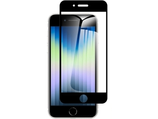 Apple iPhone SE 2022 100% Vollbild Panzerglas Schutzfolie 2.5D 9H