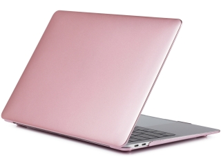 MacBook Air 13 M1 Hard Case Hülle rosa metallic