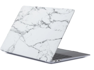 MacBook Air 13 M1 Hard Case Hülle Quarzit weiss