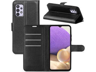 Samsung Galaxy A53 5G Lederhülle Portemonnaie Karten Etui schwarz