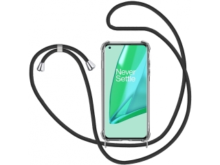 OnePlus 9 Pro Handykette Necklace Hülle Gummi transparent