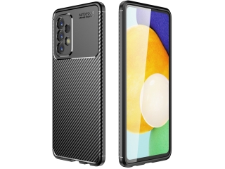 Samsung Galaxy A53 5G Carbon Design Hülle TPU Case flexibel schwarz