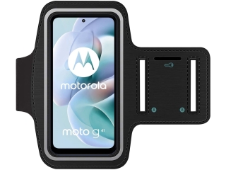 Motorola Moto G41 Fitness Jogging Sport Armband mit Schlüsselfach