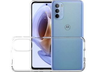 Motorola Moto G41 Gummi Hülle flexibel dünn transparent thin clear