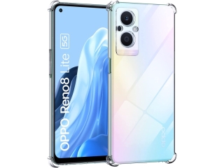 Oppo Reno8 Lite 5G Hülle Crystal Clear Case Bumper transparent